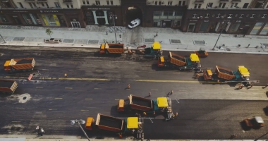 GALERIE FOTO - VIDEO / Drumarii fac "spectacol" în Rusia. Bulevard din Moscova, asfaltat în 24 de ore! - 3