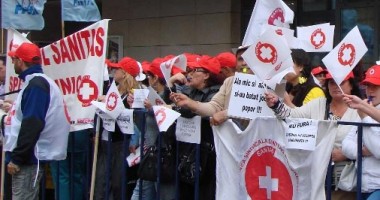 Federația Sanitas anunță proteste ample în fața Ministerul Sănătății