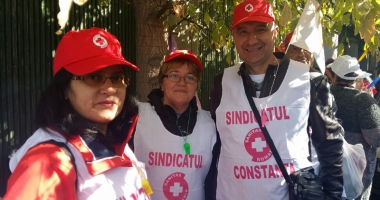 Sanitas Constanța s-a alăturat mitingului de pichetare a Ministerului Muncii - 2