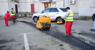Șanțurile din fața Scolii Generale nr. 24 au fost asfaltate - 5
