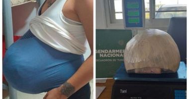 "Însărcinată" cu 4,5 kilograme de canabis!