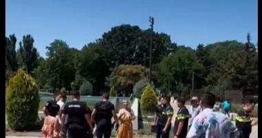 Stire din Eveniment : Femeia care a provocat scandalul din Parcul Gării a fost amendată