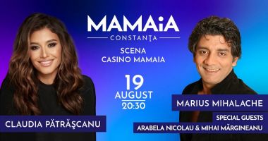 OMD Mamaia – Constanța: Claudia Pătrășcanu și Marius Mihalache alături de invitații săi vor concerta în Piațeta Cazino