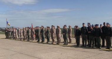 Stire din Eveniment : Schimb de forțe militare în baza de la Mihail Kogălniceanu