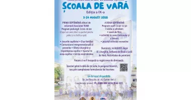 Au început înscrierile pentru Școala de Vară „Acasă la Sfântul Vasile cel Mare”
