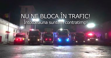 Stire din Eveniment : Pompierii și polițiștii, într-un exercițiu comun de conștientizare. 15 persoane au fost sancționate
