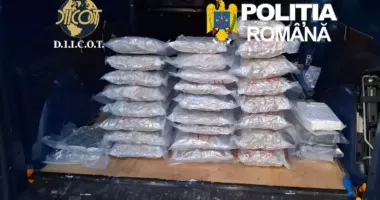 Operațiune DIICOT de amploare. Doi traficanți prinși cu cocaină și canabis pe A1