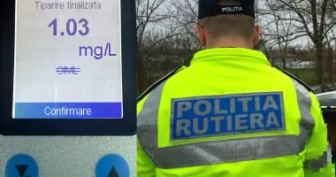 Stire din Eveniment : Bărbat de 52 de ani, depistat de polițiști cu alcoolemie mare în trafic