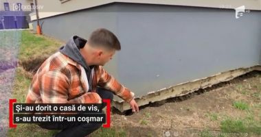Stire din Social : Au plătit 100.000 de euro pe locuinţă, iar acum experţii le zic să o părăsească rapid. "Casa stă în aer!"