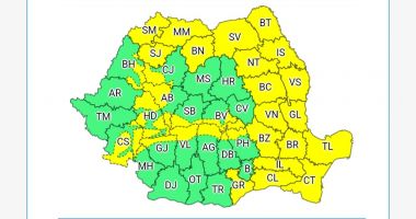ANM: Constanța, sub COD GALBEN de vreme rea! Ploi torențiale, descărcări electrice și vânt puternic