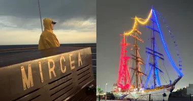 A sosit corespondența de pe Nava-școală „Mircea”. Cadeții au ajuns în America!