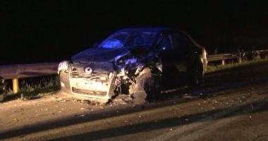 Localitate în beznă după un accident provocat de un șofer beat