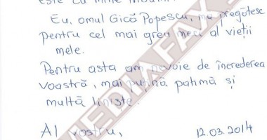 FOTO - Scrisoarea din închisoare a lui Gică Popescu - 4
