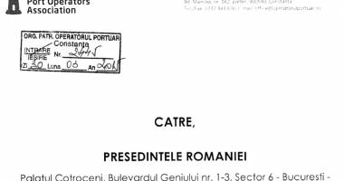 Stire din Economie : Patronatul din portul Constanța îi scrie președintelui Iohannis