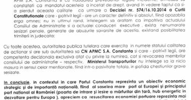 Patronatul din portul Constanța îi scrie președintelui Iohannis - 6