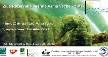 Scufundări pentru  o rezervație curată. Acțiune  de ecologizare  a Rezervației marine Vama Veche - 2 Mai - 2