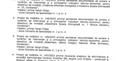 Consilierii locali din Constanţa, reuniţi în şedinţă extraordinară! Iată ce proiecte au fost votate - 2