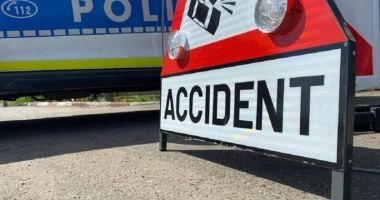 Accident grav în această dimineață. Trei adulţi şi şase copii, transportaţi la spital