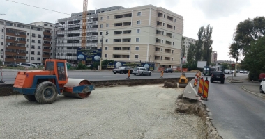 Galerie foto / Un nou sens giratoriu la Constanța! Se lucrează de dimineața până seara - 3