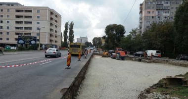 Galerie foto / Un nou sens giratoriu la Constanța! Se lucrează de dimineața până seara - 4