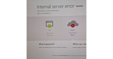 Stire din Actualitate : Rețeaua globală Cloudflare a căzut. Mai multe site-uri din România întâmpină probleme de conectare