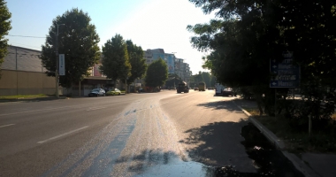 Caniculă la Constanța. Se spală șoselele și puncte de prim ajutor în parcuri - 2