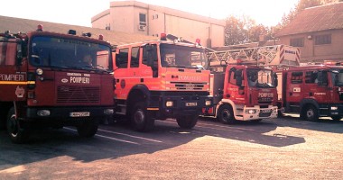Stire din Eveniment : Sfârșit de săptămână "de foc" pentru pompierii constănțeni