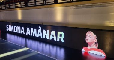 Marea gimnastă, Simona Amânar a ajuns la Constanța. A "botezat" simbolic Sala Sporturilor - 4
