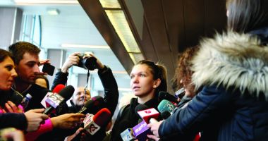 Simona Halep s-a întors în țară. 