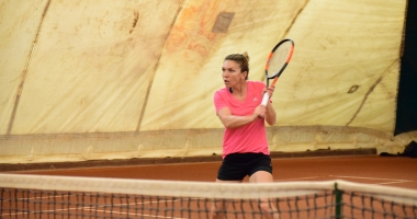 Galerie Foto / Simona Halep s-a antrenat, astăzi, la Tenis Club IDU - 2