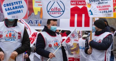 Stire din Politică-Administrație : Sindicaliștii din „Cartel Alfa” protestează la ușa Congresului PNL
