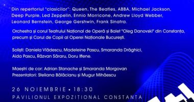 Stire din Cultură-Educație : Șlagăre internaționale în interpretare simfonică într-un concert caritabil grandios