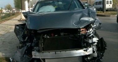 Galerie FOTO / Vezi aici cum arată mașina lui Smiley după accident - 5