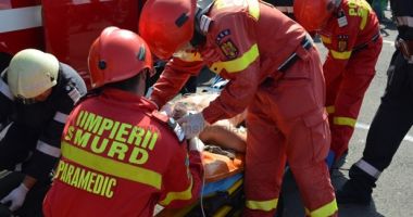 Accident rutier, urmat de incendiu, în județul Constanța