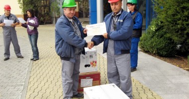 Otilia Leu a câștigat "aurul" în concursul de sănătate și securitate în muncă, din SNC - 4