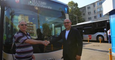 Şofer veteran la CT Bus, omagiat după aproape 38 de ani de activitate - 2