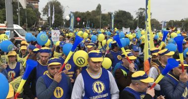 Stire din Actualitate : „Solidaritatea Sanitară” protestează în fața Guvernului Românei
