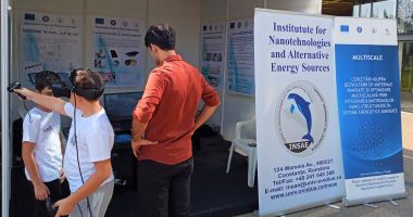 Stire din Cultură-Educație : Roboții realizați de studenții Universității "Ovidius", vedetele Festivalului de Știință și Imaginație