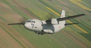 Stire din Eveniment : Forţele Aeriene Române intervin cu două avioane Spartan pentru stingerea incendiilor de pădure în județul Mehedinți