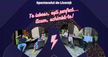 Stire din Cultură-Educație : „Te iubesc, ești perfect... Acum, schimbă-te!”. Spectacol de licență pe scena Teatrului ”Oleg Danovski”