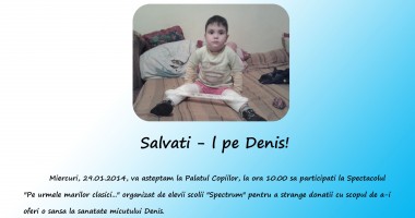 Stire din Cultură-Educație : Spectacol caritabil reprogramat