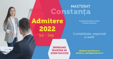 Stire din Cultură-Educație : Alege un program de Masterat la Universitatea Spiru Haret!