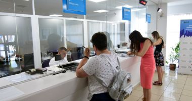 Agenția fiscală din cartierul Palazu Mare, închisă, astăzi