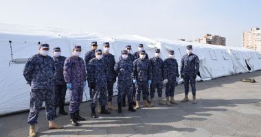 GALERIE FOTO / Spitalul militar mobil prinde contur, pe stadionul "Portul". Pregătiri pentru scenariul 4 - 2