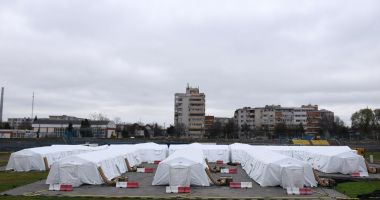 Stire din Social : Spitalul militar de pe stadionul "Portul", la un pas de a fi pus în funcțiune