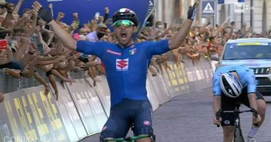 Stire din Sport : Ciclism: Italianul Sonny Colbrelli, medaliat cu aur la Campionatele Europene