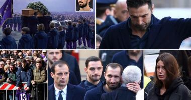 GALERIE FOTO / Mii de persoane la înmormântarea fotbalistului Davide Astori - 7