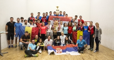 Naționala României, vicecampioana balcanică la squash
