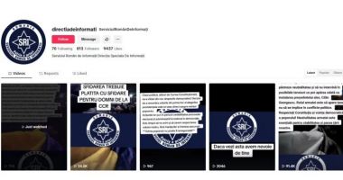 Stire din Actualitate : Avertisment SRI: Conturi false de TikTok folosesc sigla instituției și difuzează informații eronate