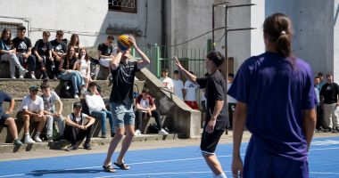 Starurile baschetului 3x3 mondial în vizită la Colegiul Național Mihai Eminescu din Constanța - 2